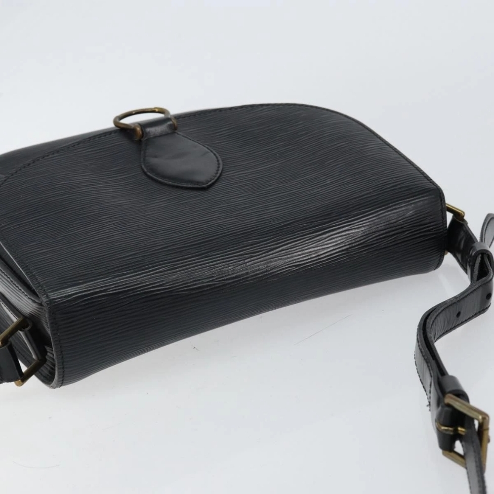 LOUIS VUITTON Epi Saint Cloud GM Shoulder Bag Black Noir - Picture 3 of 16